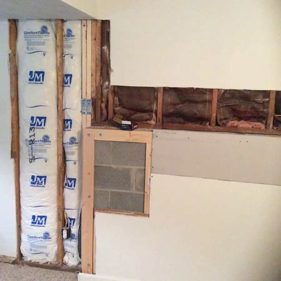 Wall insulation replacement during Structural Drying in Batesville